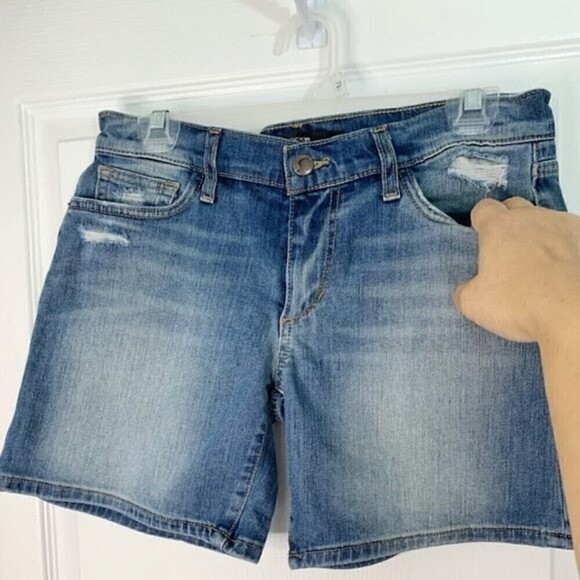 Joe's Jeans Denim Dana Distressed Casual Summer Medium Wash Shorts - Picture 2 of 16